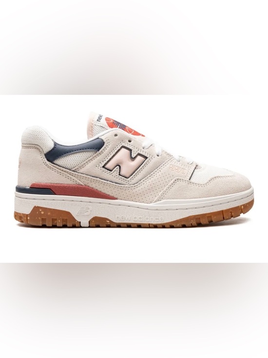 New Balance Shoes - New Balance Womens 550 Sneakers in Sea Salt Quartz Pink Astro Dust